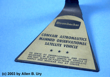 Convair Manned Observational Satellite by Strombecker